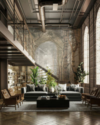 Scenic forest wallpaper for peaceful rooms

