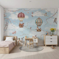 Pastel sky Wall Mural in Aviation Adventure theme, GD9167