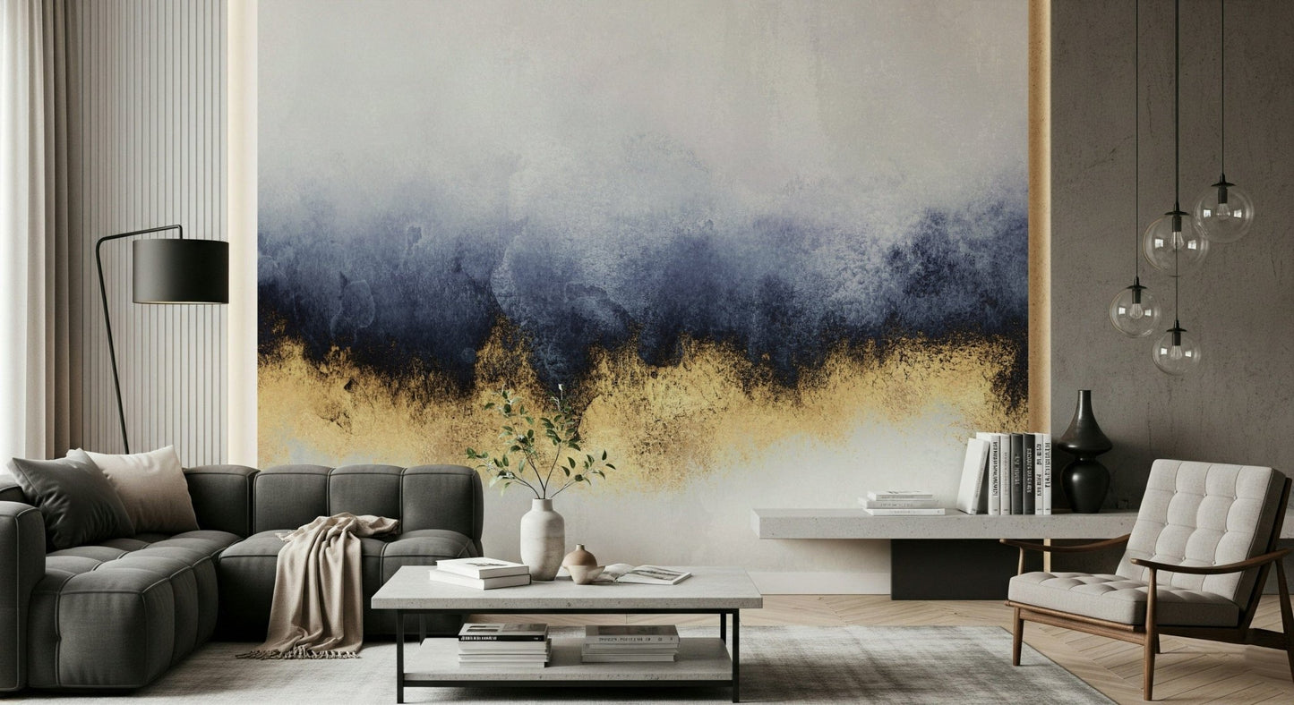 Azure Gold Wall Mural -2715902
