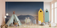 Blue hilltop wallpaper for walls mountain-12
