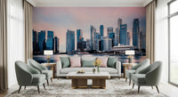 Azure Metropolis Wall Mural