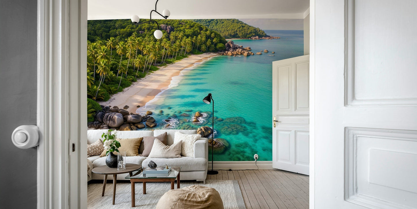 The composition is balanced and peaceful.
