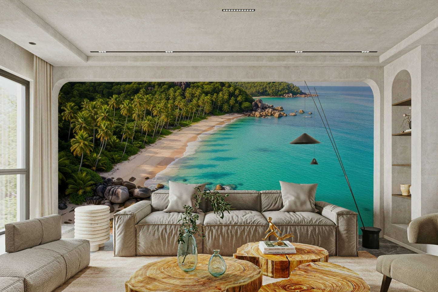 The lines are soft, not sharp.
