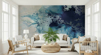 A serene flowing water wall mural for your decor.