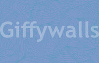 Home improvement Azure Zen Doodle mural dreamy abstract texture.