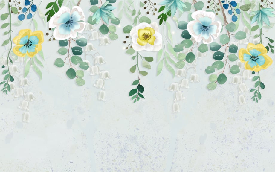 Stunning Hanging Flower Wallpaper