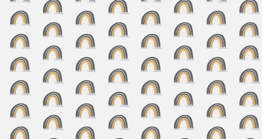 Colorful Rainbow Boho Mural Wallpaper