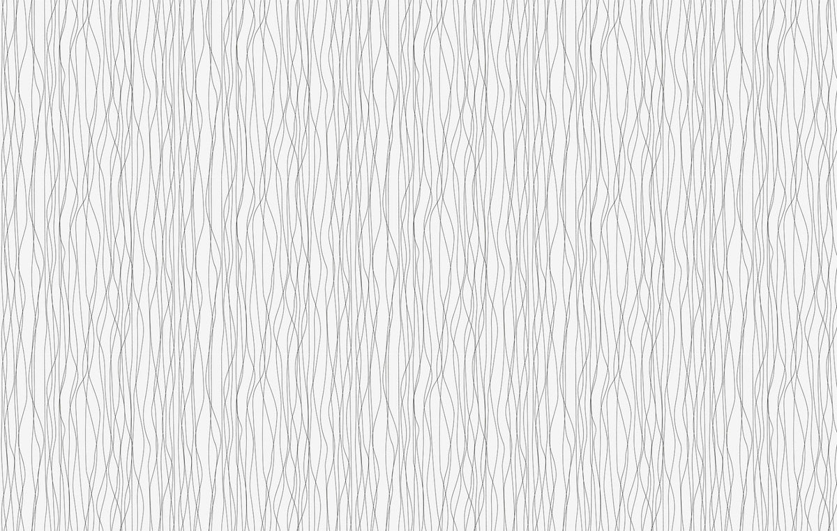 Black Lines White Background Mural Wallpaper in your room — zoomed