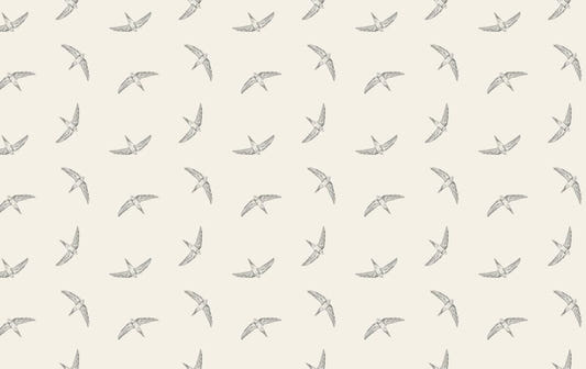 Beige Flying Swallow Bird Wallpaper