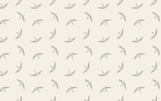 Beige Flying Swallow Bird Wallpaper