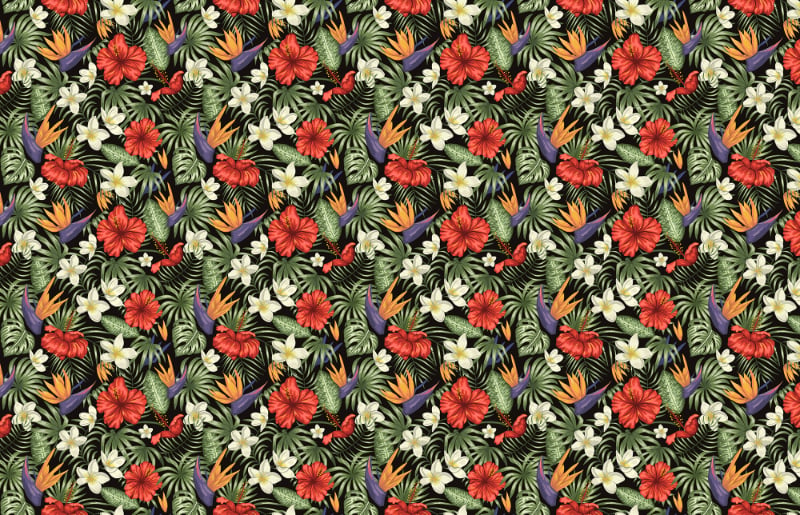 Paradise Garden Wallpaper in your room — zoomed