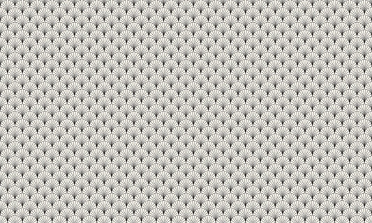 Artful Black White Geometric Wallpaper