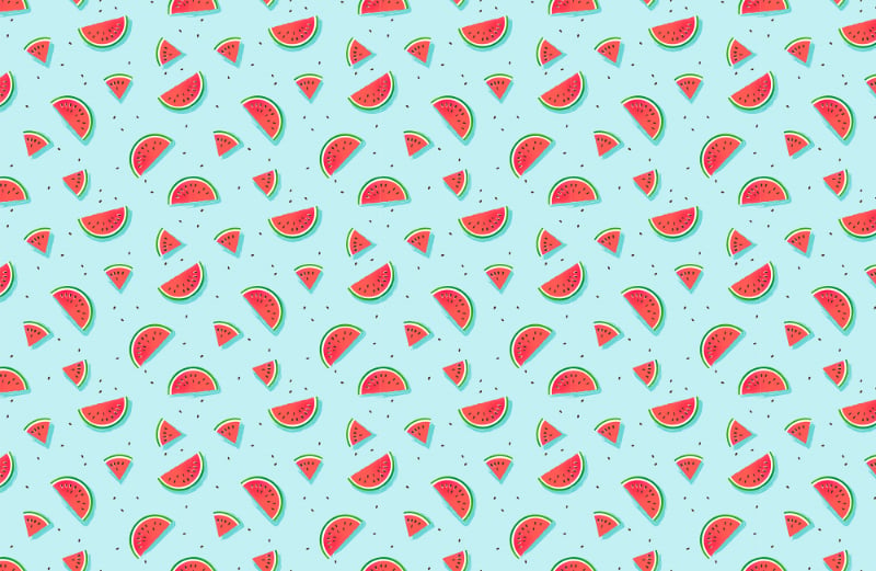Watermelon Fruit Slices Wallpaper
