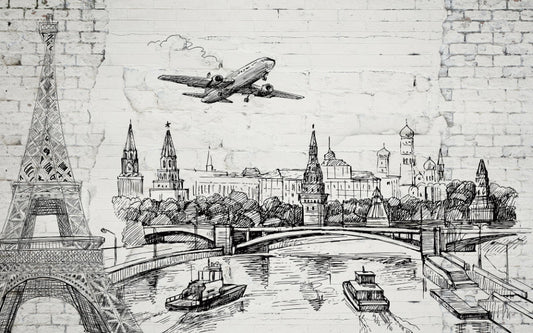 Old Brick World Landmarks Wallpaper