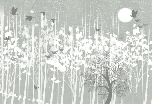 Winter Snow Forest Murals