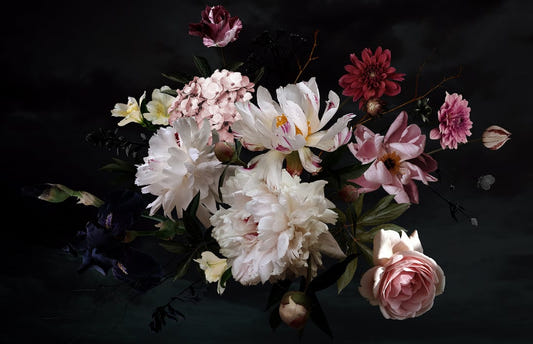 Beautiful Garden Flowers Wallpaper Mural