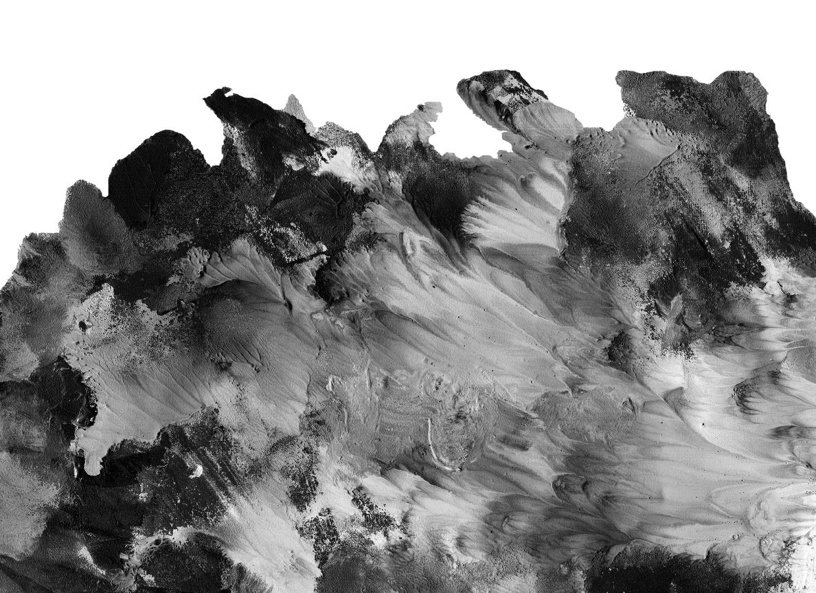 Black and White Rustic Design Wallpaper Mural in your room — zoomed