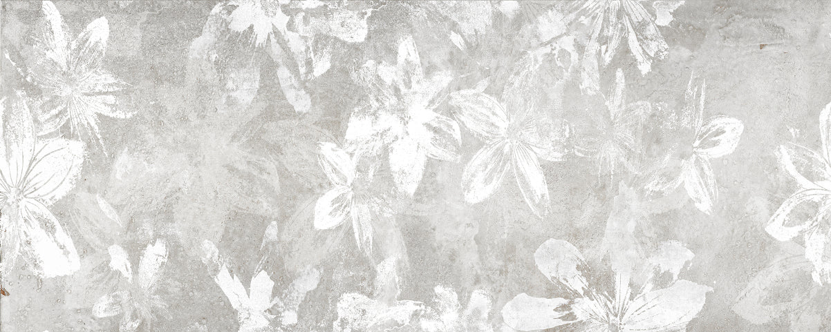 White & Grey Concrete Wall Murals