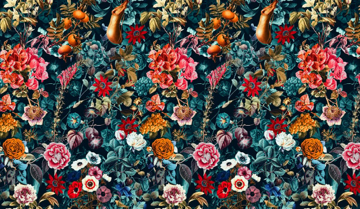 Flower Pattern Wallpaper Murals