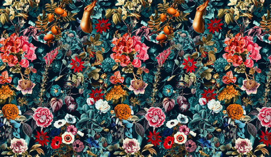 Flower Pattern Wallpaper Murals