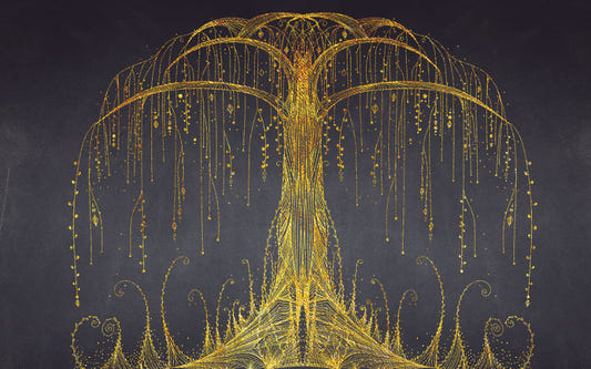 Abstract Ornamental Tree Wall Murals