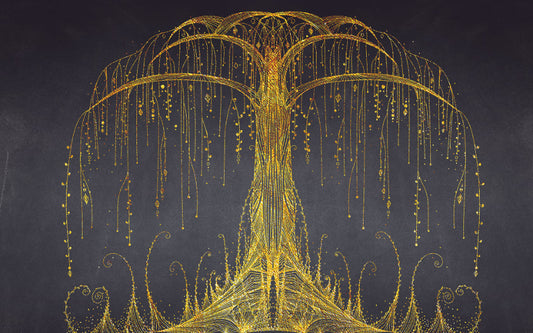 Abstract Ornamental Tree Wall Murals