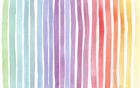 Rainbow Striped Wallpaper Murals