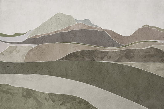 Wavy Hills Wallpaper Murals