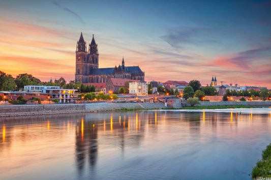Magdeburg Elbe River Wall Murals