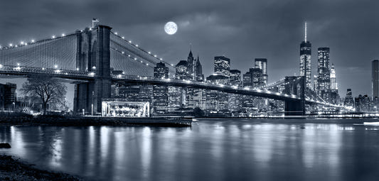 Night View New York City Peel And Stick Mural