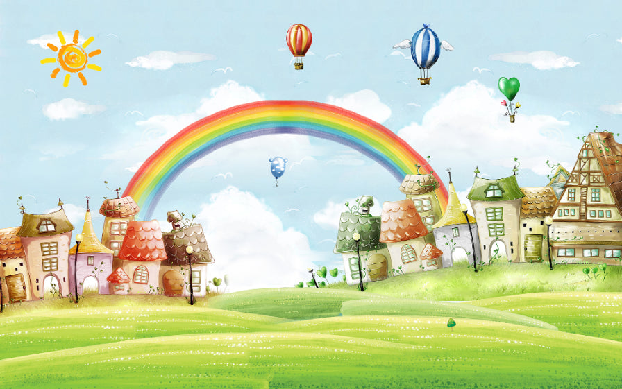 Rainbow Balloon Murals
