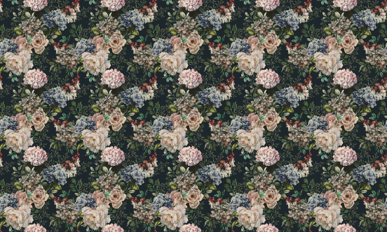 Dark Floral Wallpaper For Walls