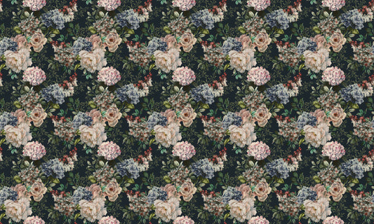Dark Floral Wallpaper For Walls