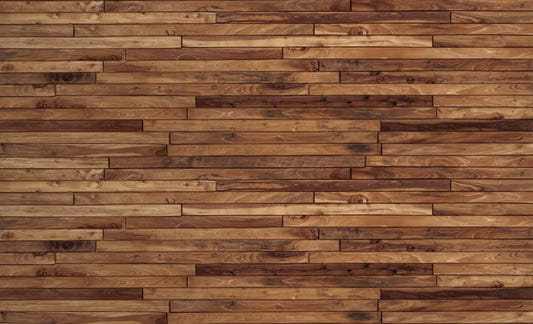 Brown Wood Stripes Wall Mural