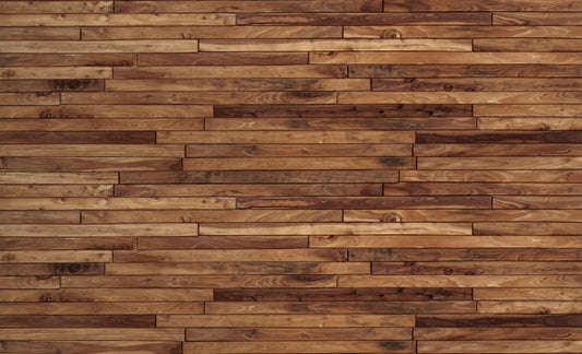 Brown Wood Stripes Wall Mural