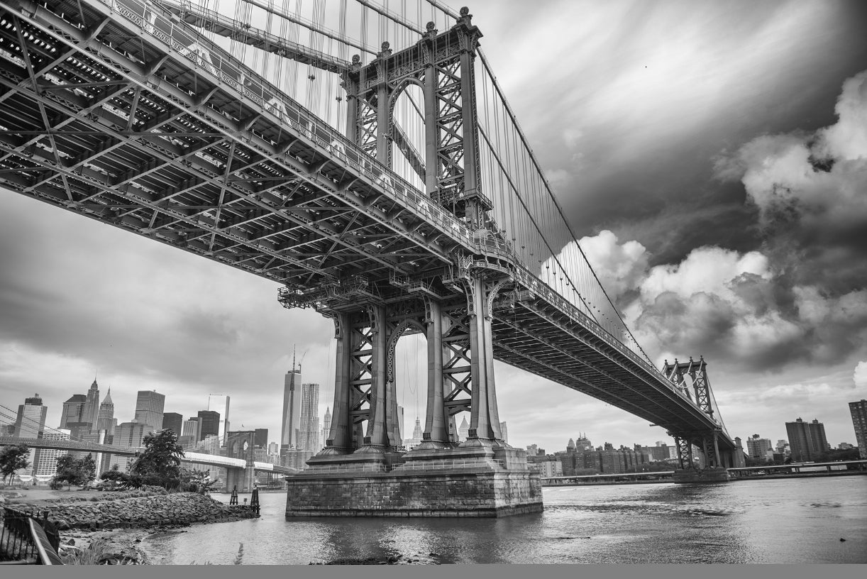 Manhattan Bridge NY City Wallpaper Murals