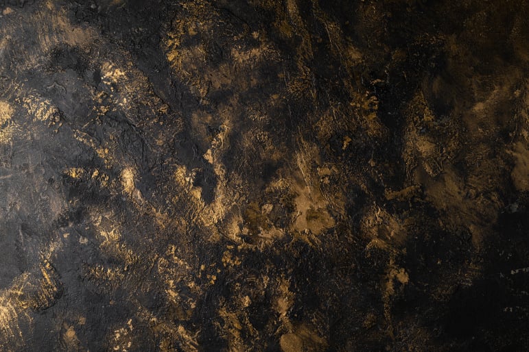 Black Gold Textured Wallpaper Wall Mural