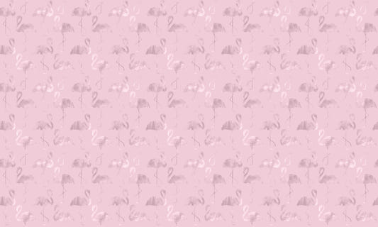 Pink Flamingo Peel Stick Wallpaper