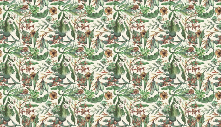 Vintage Tropical Seamless Pattern For Wallpaper in your room — zoomed