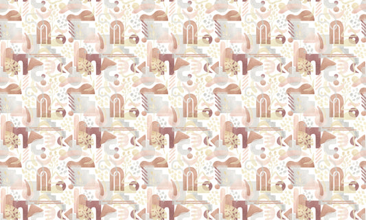 Mesmerizing Watercolor Boho Abstract Wallpaper