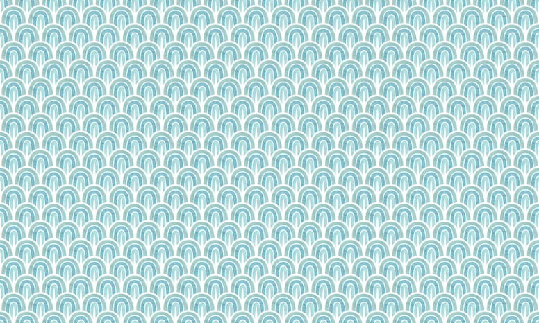 Blue Aesthetic Rainbow Wallpaper