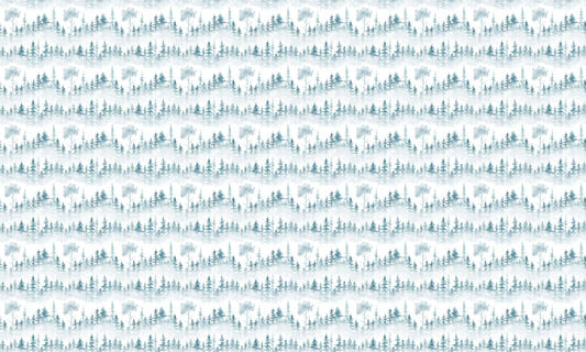 Mystical Winter Wonderland  Forest Wallpaper