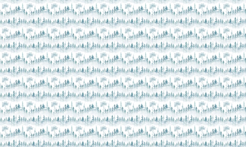 Mystical Winter Wonderland  Forest Wallpaper