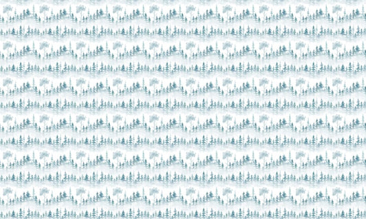 Mystical Winter Wonderland  Forest Wallpaper