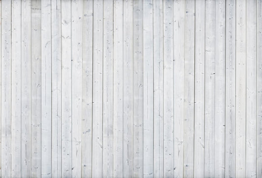 White Vertical Wood Wallpaper