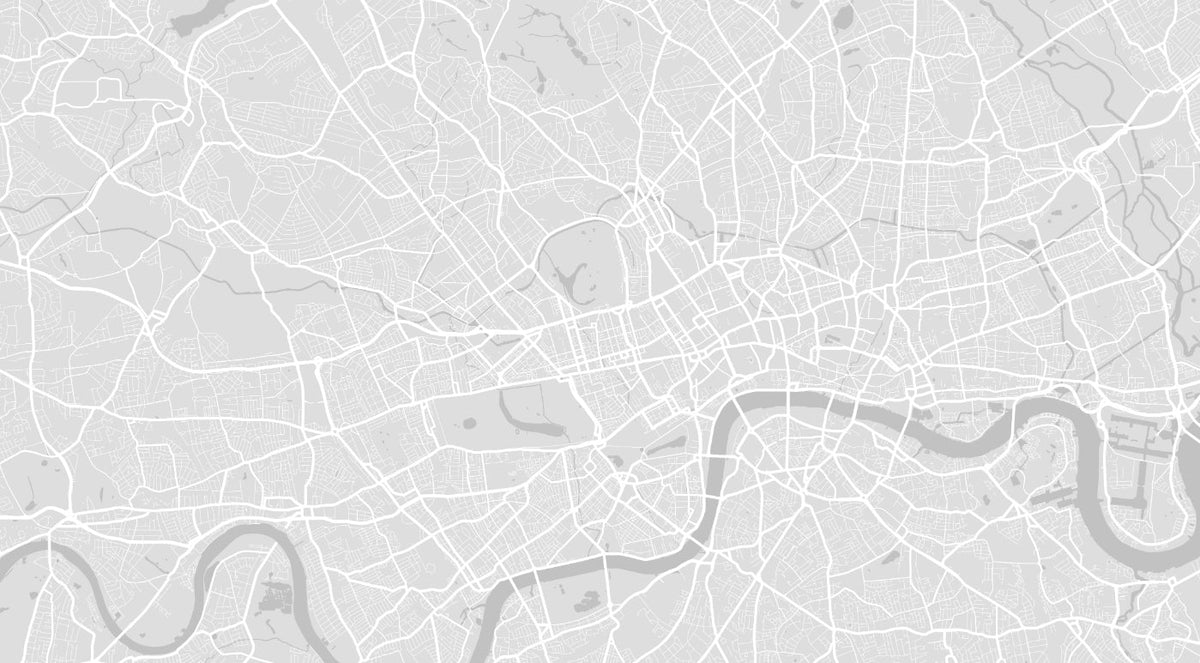 London City Wall Mural in your room — zoomed