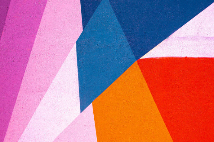 Urban Spectrum Colourful Abstract Wall Mural in your room — zoomed