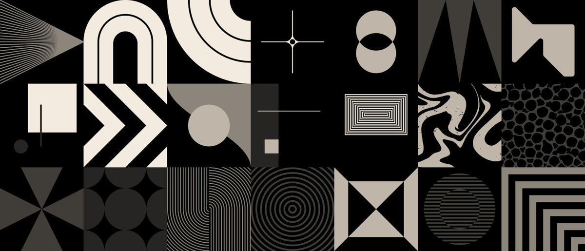 Geometric Elegance Wall Mural