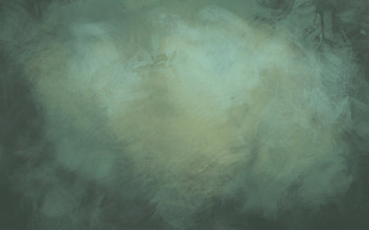 Abstract Green Watercolor Wall Mural