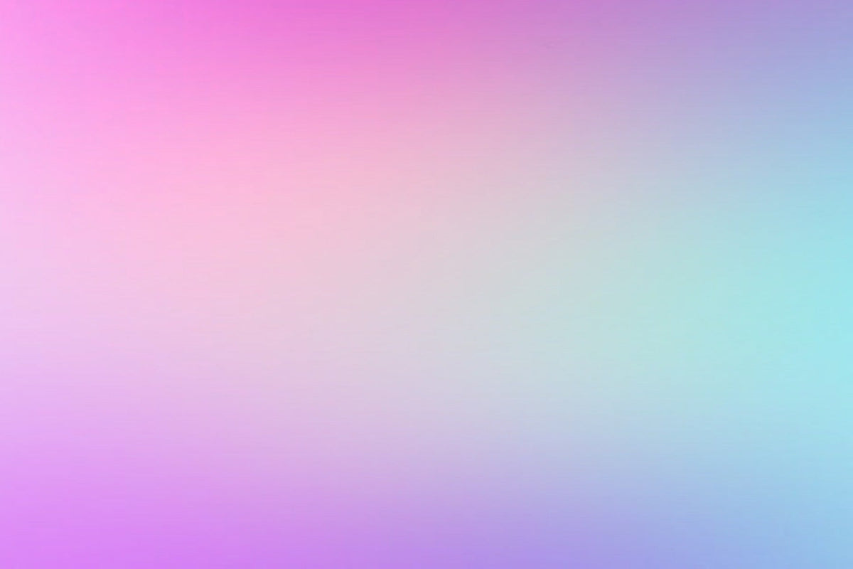 Cotton Candy Pastel Gradient Wall Mural in your room — zoomed